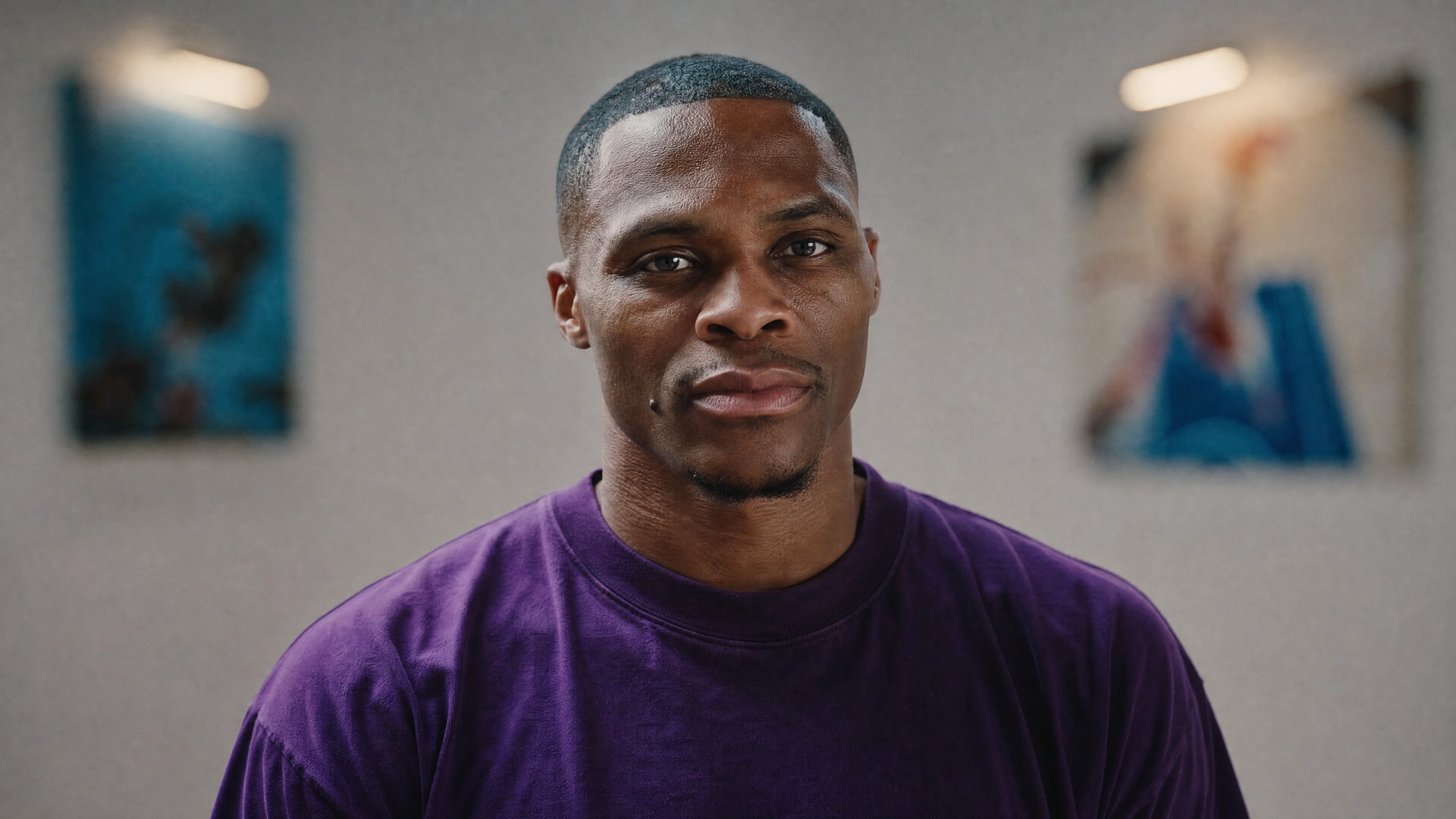 NBA: Westbrook & Michael B. Jordan film still